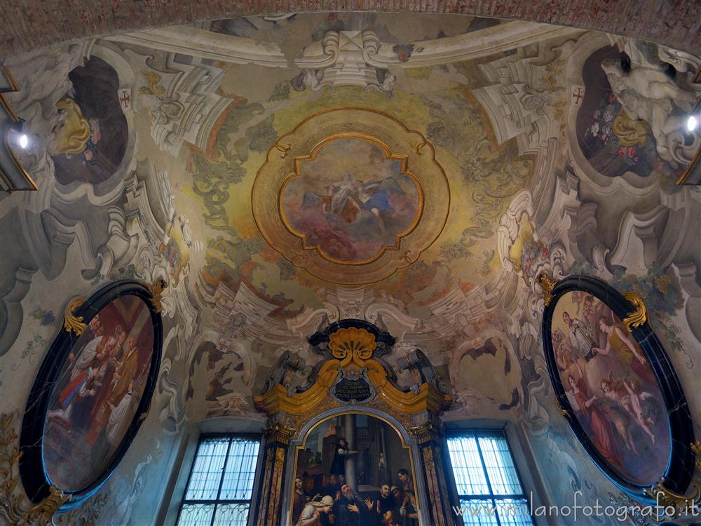Milan (Italy) - Ceiling of the Chapel of San Benedict in the Basilica of San Simpliciano